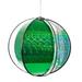 Wind Fairy Laser Green Spinning Globe - Outdoor Hanging Ball Decoration