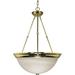 Nuvo Lighting 60/220 3 Light 20 Wide Pendant - Brass