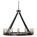 Uttermost 21280 Marlow Rustic Vintage 40 Wide Iron Ring Chandelier - Bronze