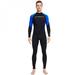 1Pc Adult Surfing Wetsuit Men Wet Suits Swimwear Diving Suit Nylon M-3XL Full Wetsuit Adult Diving Snorkeling Body Suits Blue 3XL