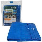 10 ft X 12 ft Waterproof Multi Purpose Water Proof Blue Tarp Poly Cover for Roof Car
