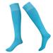 SUNSIOM Mens Football Long Sports Socks Over Knee Soft Warm Solid Color Team Soccer Training High Socks