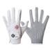 ActFu 1 Pair Golf Gloves Anti Slip Breathable Golf Supplies Reliable Fit Compression Golf Glove for Lady