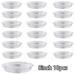 10 Pack Garden Plant Saucer Drip Tray Small Round Plant Plate Dish Clear Plastic Plant Saucers Flower Pot Tray Flower Pot Drip Pan for Indoor and Outdoor Plants (6 Inch)