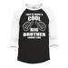 Shop4Ever Men s This Is What A Cool Big Brother Looks Like Raglan Baseball Shirt X-Small Black/White
