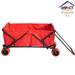 Impact Canopy Folding Utility Wagon Collapsible All Terrain Wagon Extra Large Red