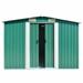 Suzicca Garden Shed 101.2 x154.3 x71.3 Metal Green