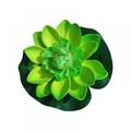 6 PCS Artificial Floating Lotus Flowers Floating Pond Decor Realistic Foam Water Lily Lotus Flower 3.9 Inch for Home Garden Patio Pond