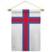 Faroe Islands Garden Flag Set Nationality 13 X18.5 Double-Sided Yard Banner