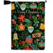 Colorful Ornament Garden Flag Set Christmas 13 X18.5 Double-Sided Yard Banner