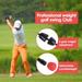 37/42 Inch Power Stick Golf Swing Trainer Aid Golf Swing Tempo Trainer Golf Swing Trainer for Strength Flexibility and Tempo Training Golf Trainer Accessories for Men Women