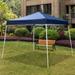 Topcobe Outdoor Pop Up Canopy Tent 3 x 3M Waterproof Folding Tent with Carry Bag Blue No Side