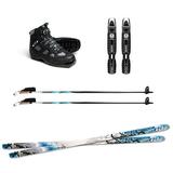 Whitewoods WHITETAIL (Metal Edge) Backcountry Cross Country NNNBC Ski Package