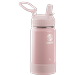 Takeya 14 oz Blush Pink Stainless Steel Water Bottle with Straw Lid