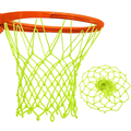 Basketball Net Nylon Outdoor Basketball Net All-Weather Heavy Duty Thick Portable Sports Basketball Hoop Net Replacement Standard Basketball Net Glow in The Dark Thick Premium Glowing Net