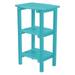 WILDRIDGE Classic Adirondack Side Table with Shelves