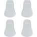 Aspen Creative 23126-4 Transitional Frosted Ceiling Fan Replacement Glass Shade.2-1/8 Fitter 4-5/8 Diameter x 4-5/8 Height.4 Pack