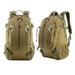 35L Outdoor Transport Backpack for Camping Hiking Daypack Trekking Traveling and Survival Gear for both Men & Women Tan