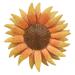 OUNONA 1pc Iron Craft Sunflower Hanging Decor Exquisite Sunflower Wall Ornament