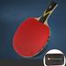 5 Star Table Tennis Racket 7 Ply Wood Ping Pong Bat Long Handl Spin Control