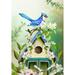 America Forever Blue Jay Spring Garden Flag 12.5 x 18 Inch Seasonal Yard Outdoor Decorative Double Sided Birdhouse Spring Floral Garden Flag