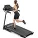 Folding Electric Treadmill Electric Motorized Treadmill with Incline Audio Speakers for Home Gym Walking Jogging Running Machine Treadmill 230 LB Capacity Installation-Free