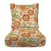 RSH DÃ©cor Indoor Outdoor Deep Seating Cushion Set Fanfare Sonoma Cream Floral