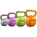 IFAST Kettlebell Sets Strength Training Kettlebells Weight Set for Women Vinyl Coated Kettle Bell for Home Gym Workout Comfortable Grip Wide Handle Weights 5lbs 10lbs 15lbs 20lbs 4-Piece Total