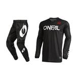 Oneal Hardwear Elite Classic Black Jersey Pant Combo (XX-Large / Pant W42)