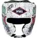 Spall Pro US PU Leather Boxing Head Gear for Fighting Sports Muay Thai Karate Training Martial Arts MMA Kickboxing and Taekwondo (Small)