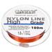 Uxcell 109Yard 4Lb Fluorocarbon Coated Monofilament Nylon Fishing Line Wine Red