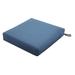 Classic Accessories Ravenna 25 x 27 Empire Blue Square Chair Outdoor Seating Cushion with Zipper