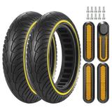 walmeck Electric Scooter Tire 8.5 inches Electric Scooter Tire Shock-absorbing Rubber Wheel Non-pneumatic Wheel Replacement for M365 Electric Scooter