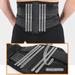 Pretty Comy Breathable & Light Lower Back Brace Waist Trainer Belt | Lumbar Support Corset | Posture Recovery & Pain Relief | Waist Trimmer Belt | Exercise Adjustable | Women & Men | Black