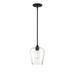 Savoy House 7-4036-1-BK Octave 1 Light Black Mini Pendant (8 W x 11 H)