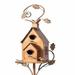 Metal Bird House Outdoor Rustic Birdhouse Stake Birdhouses for Outside Patio Backyard Patio Bird Houses Garden Decoration