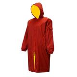 Adoretex Unisex Water Resistant Swim Parka for Adult and Kids (PK005C) - Red/Yellow - Adult-XL
