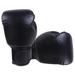 Boxing Gloves Kick Boxing Leather Sparring Heavy Bag Workout MMA Gloves Adult and Children Black Adult