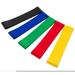 Fitmansdeh Resistance Bands Mini Bands Set of 5 Exercise Bands 12 inch Workout Bands for Home Fitness Yoga Physical Therapy with Carry Bag