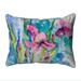 Betsy Drake SN1017 11 x 14 in. Pink Iris Small Indoor & Outdoor Pillow