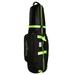 Caddymatic Hard Top Shell Padded Travel Cover with Wheels Black/Neon