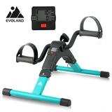 Evoland Pedal Exerciser Folding Mini Exercise Bike Under Desk Exercise Bike with LCD Display