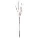 Vickerman 60 Orange Wide Angle LED Twig Light Set on Brown Wire Pack of 3