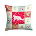 Oregon Rex 2 Cat Love Fabric Decorative Pillow Red