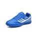 Tenmix Girls & Boys Basketball Non Slip Athletic Shoe Mens Lace Up Soccer Cleats Children Sport Sneakers Blue Broken 1Y