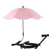 Chair Umbrella With Clamp Portable Golfs Carts Wheelchairs Universal Rainproof Stroller Accessories UPF 50+ Sunshade Umbrella