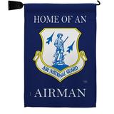 Home Of Air National Guard Airman Garden Flag Set 13 X18.5 Double-Sided Yard Banner