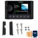 Fusion MS-SRX400 Marine Radio System with MS-SRX400FMK Front Flush Kit for APOLLO MS-SRX400