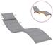 Suzicca Sun Lounger Cushion Gray 73.2 x22.8 x1.2