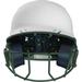 Rawlings Mach Ice Softball Batting Helmet Senior | White/Dark Green | Senior